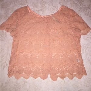 Lace crop top